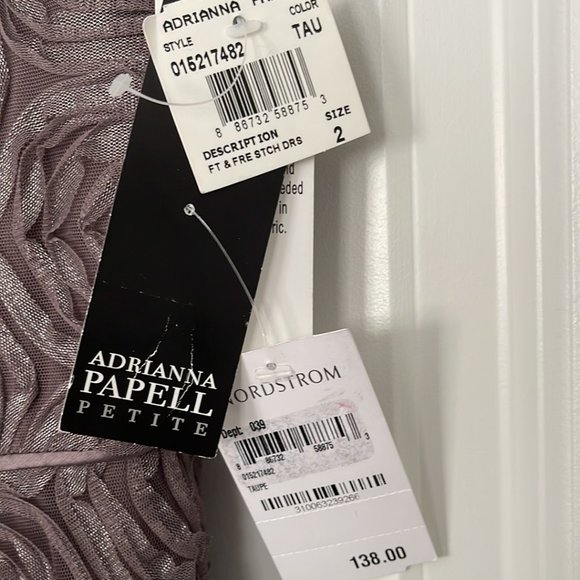 ADRIENNA PAPPELL petite special occasion dress - Picture 7 of 7